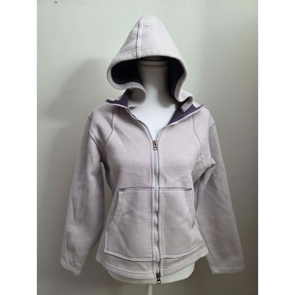 Vintage EMS Waffle-Lined Wool Blend Full Zip Hoodie